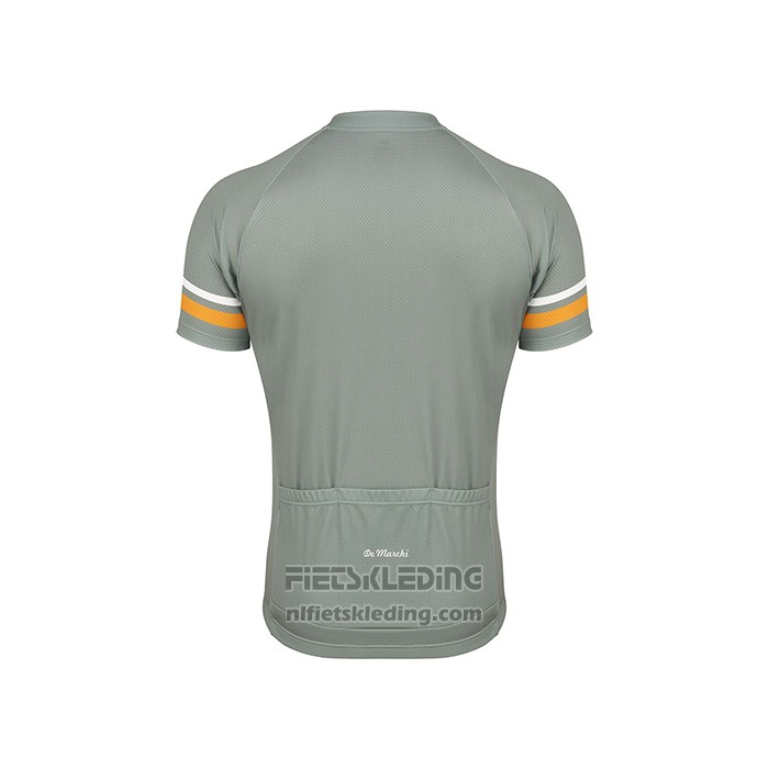 2021 Fietskleding de Marchi Groen Blauw Korte Mouwen en Koersbroek